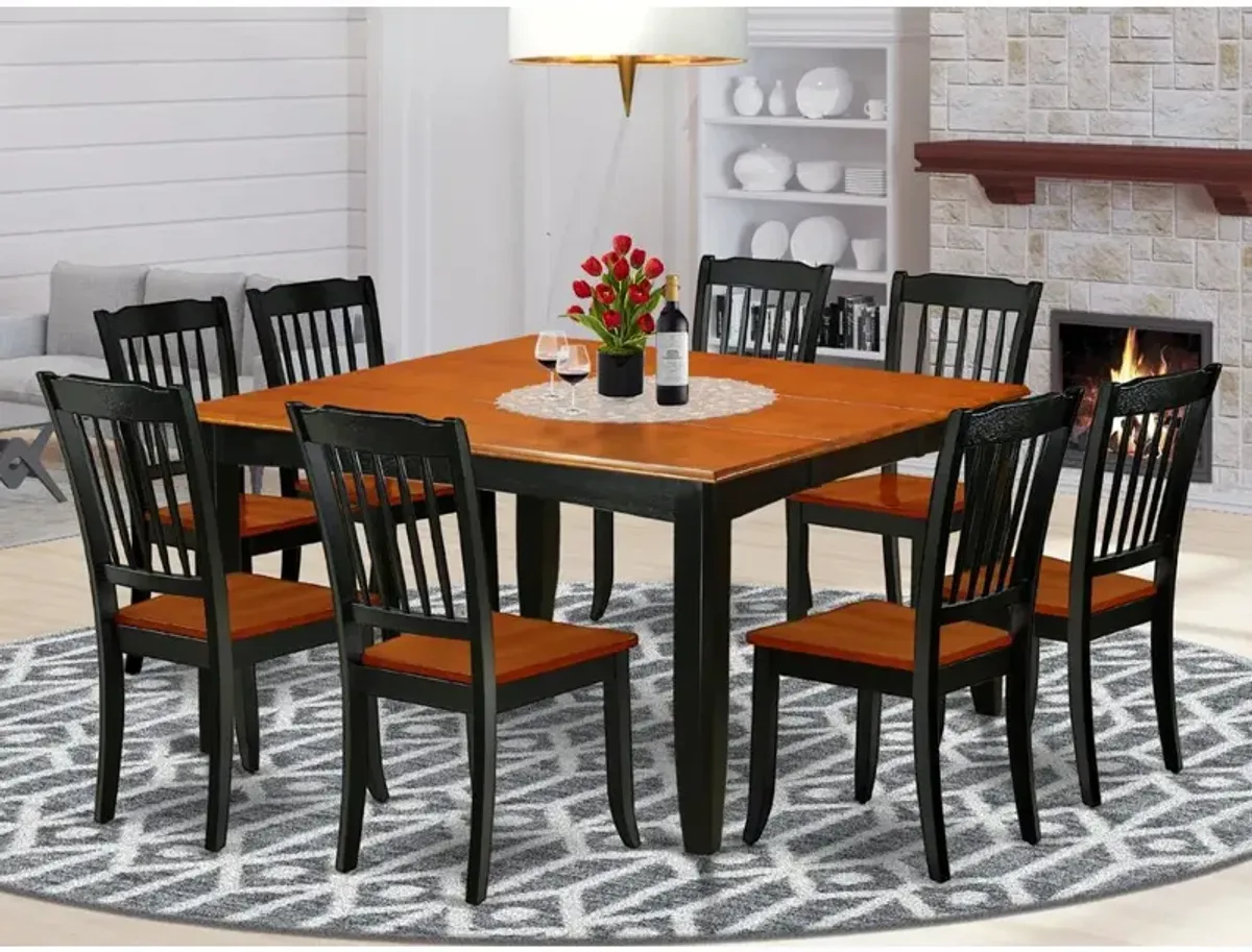 Dining Room Set Black & Cherry