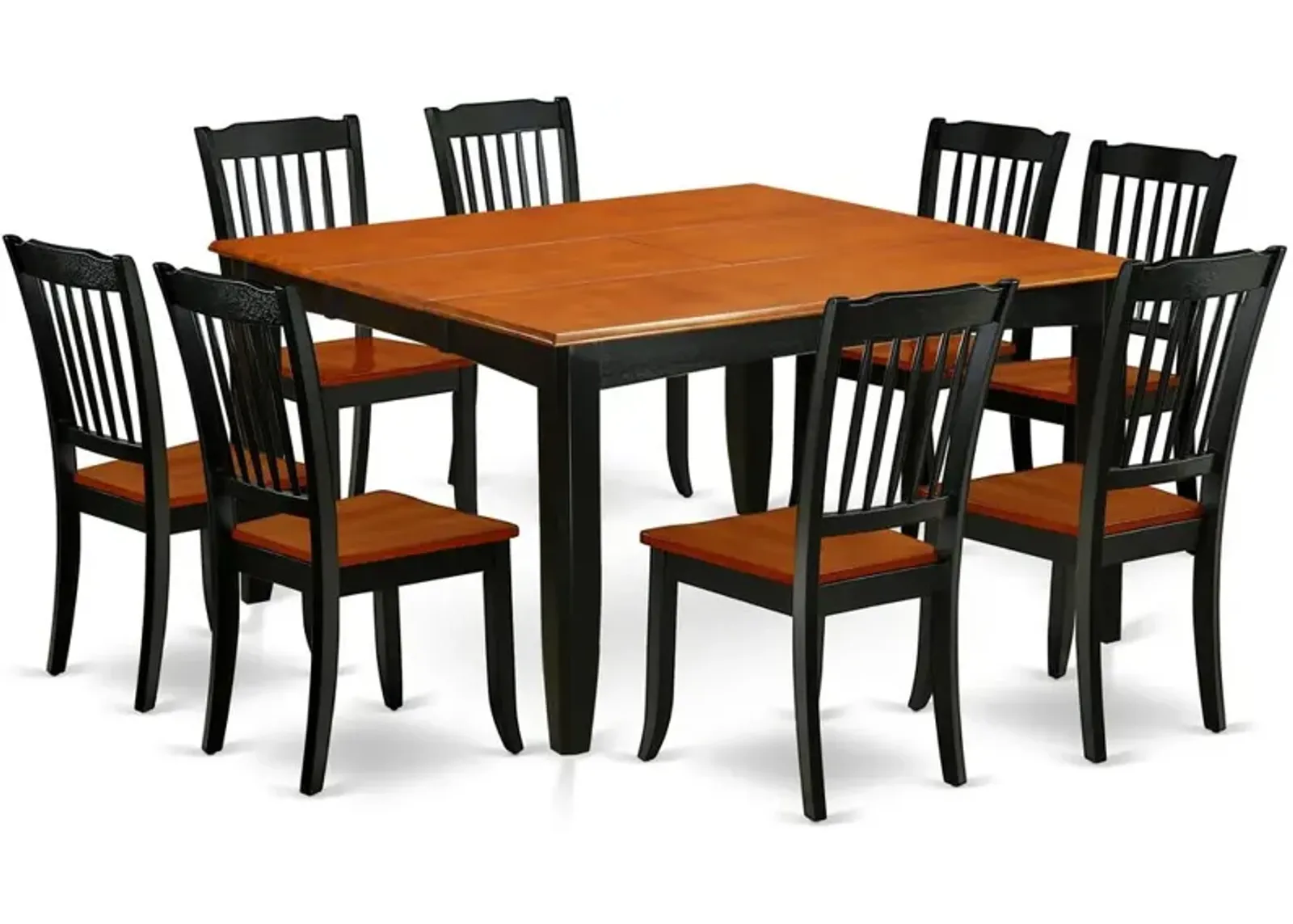 Dining Room Set Black & Cherry