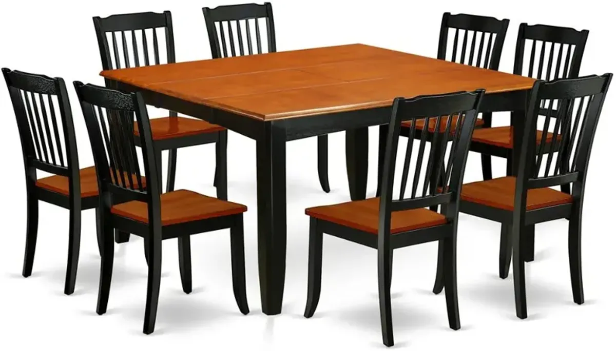 Dining Room Set Black & Cherry