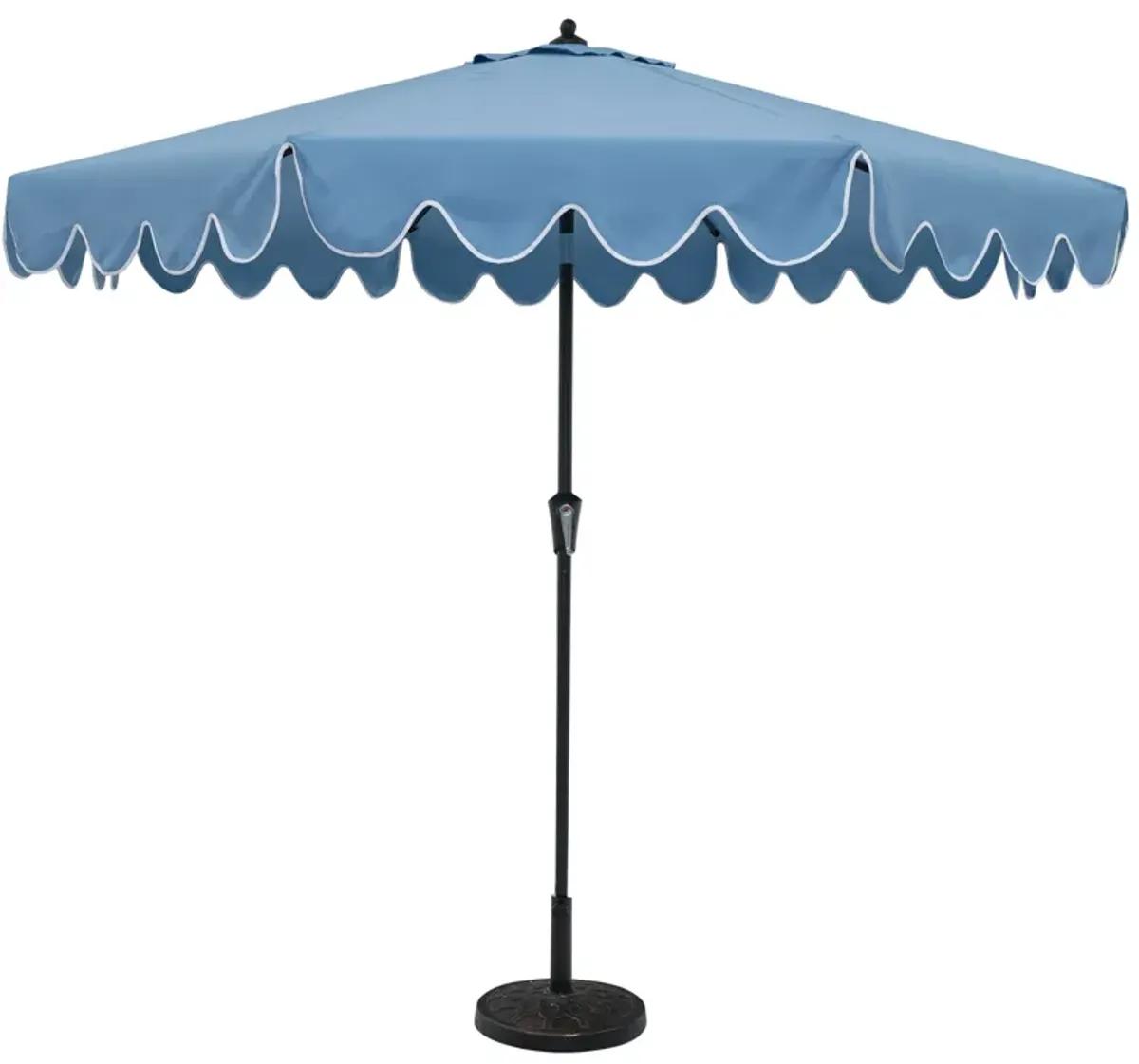 Patio Umbrella with Crank Handle and Push-Button Tilt