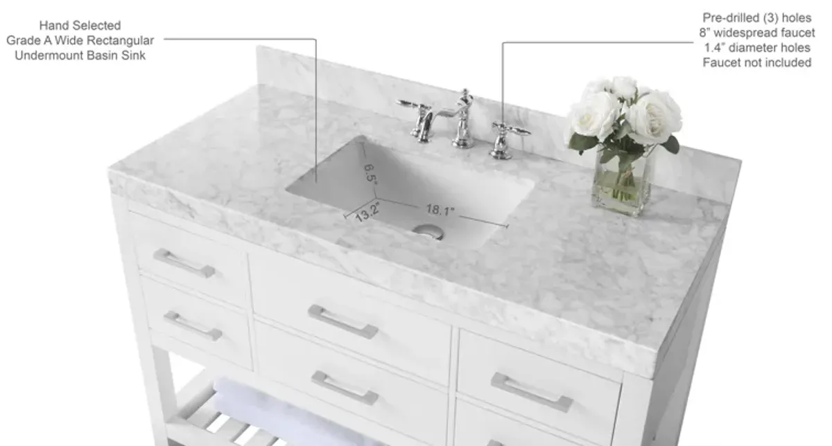 Elizabeth 48 in. Bath Vanity Set