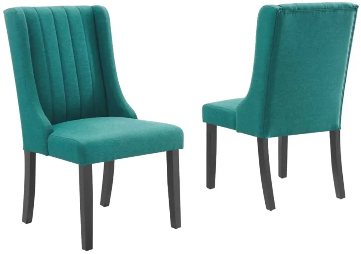 Modway Renew Dining Chair, Set of 2, Teal