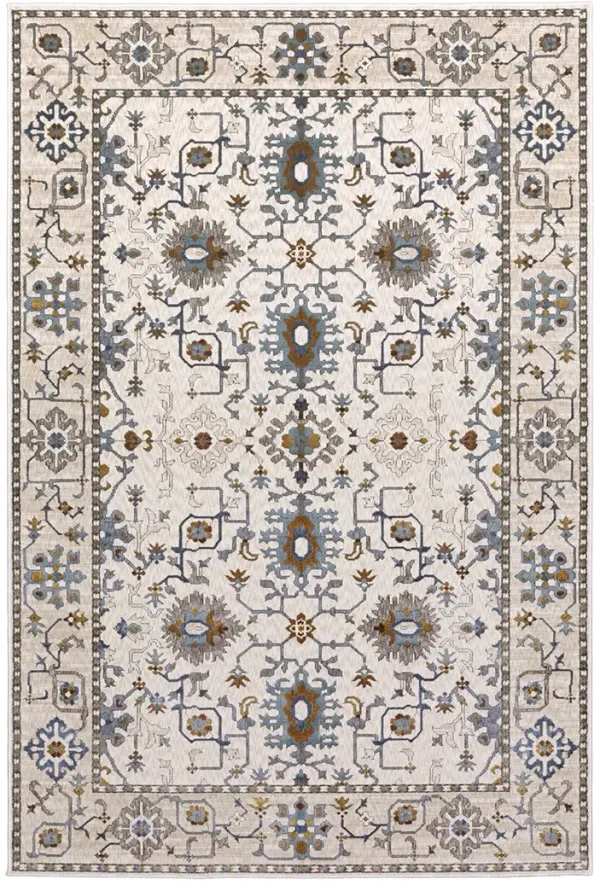 Ellington ELL10 Ivory/Blue 8' X 11' Rug