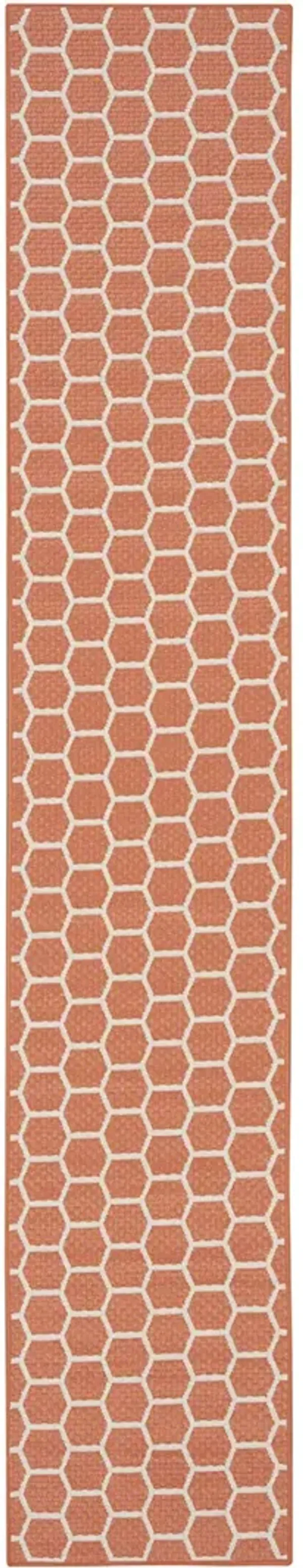 Twist Reversible TWS01 Coral 2'2" x 12' Rug