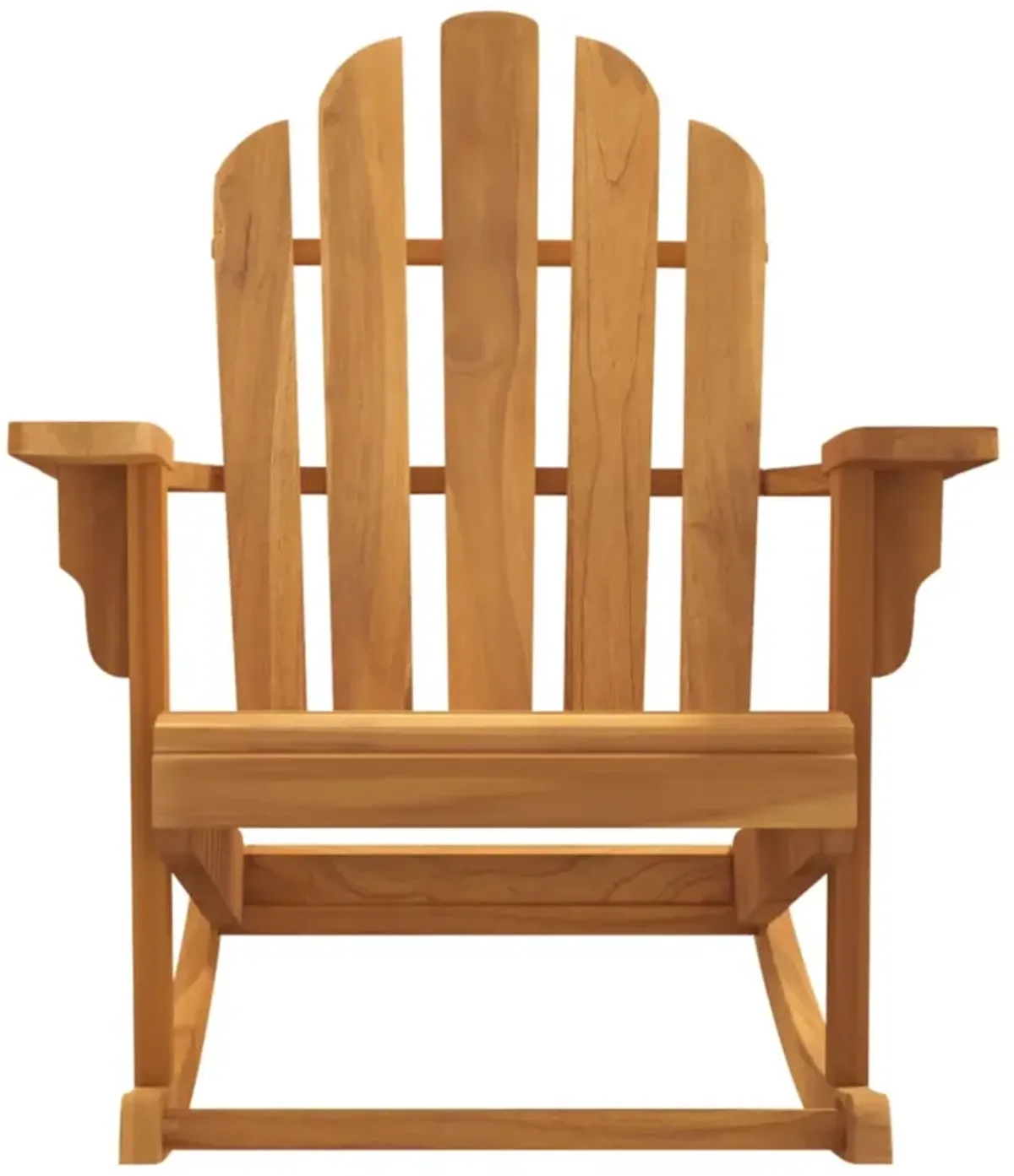 vidaXL Patio Adirondack Rocking Chair 31.1"x39.4"x40.6" Solid Wood Teak