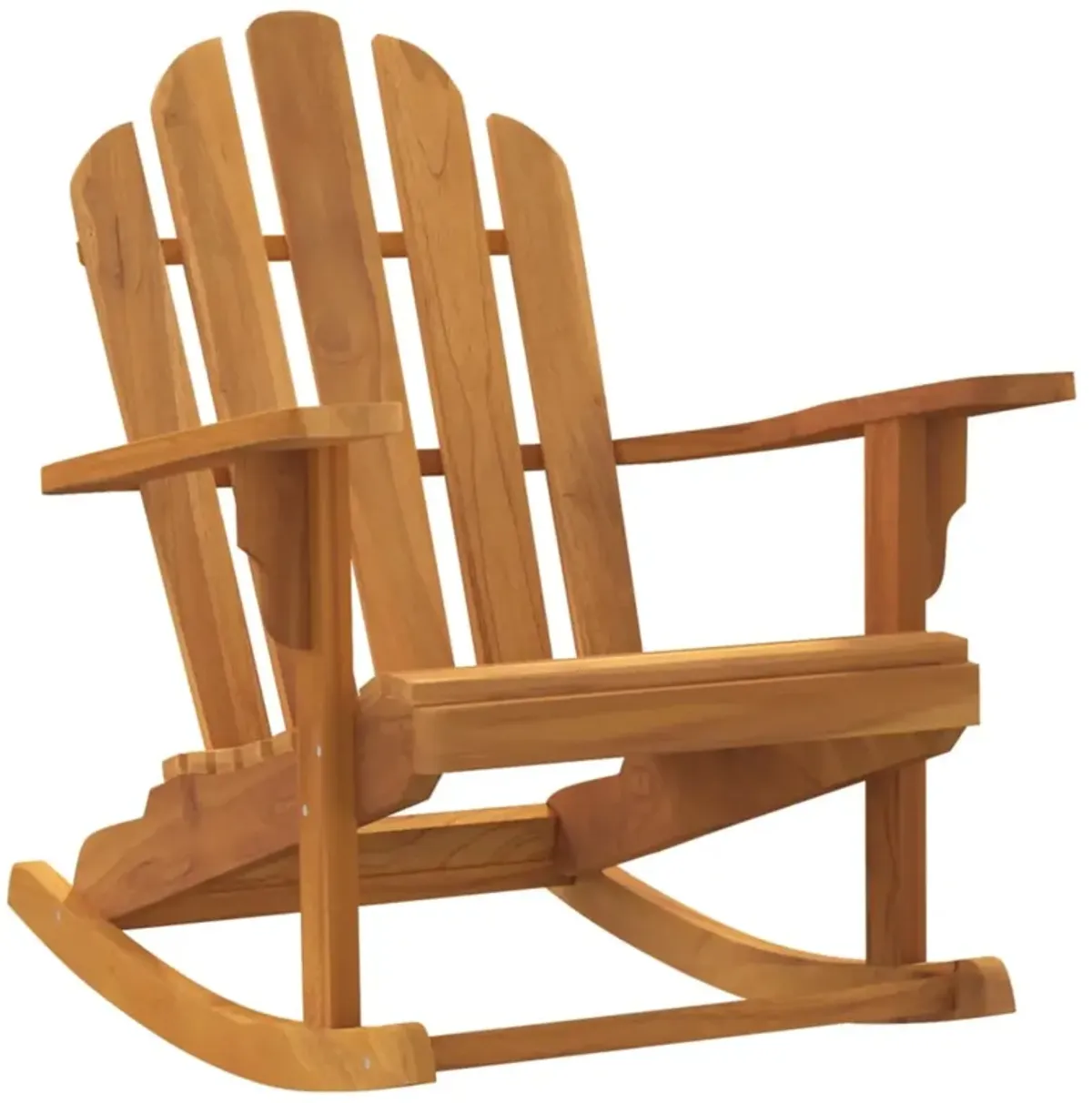 vidaXL Patio Adirondack Rocking Chair 31.1"x39.4"x40.6" Solid Wood Teak