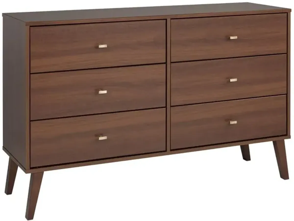 Prepac Milo 6-drawer Dresser, Cherry