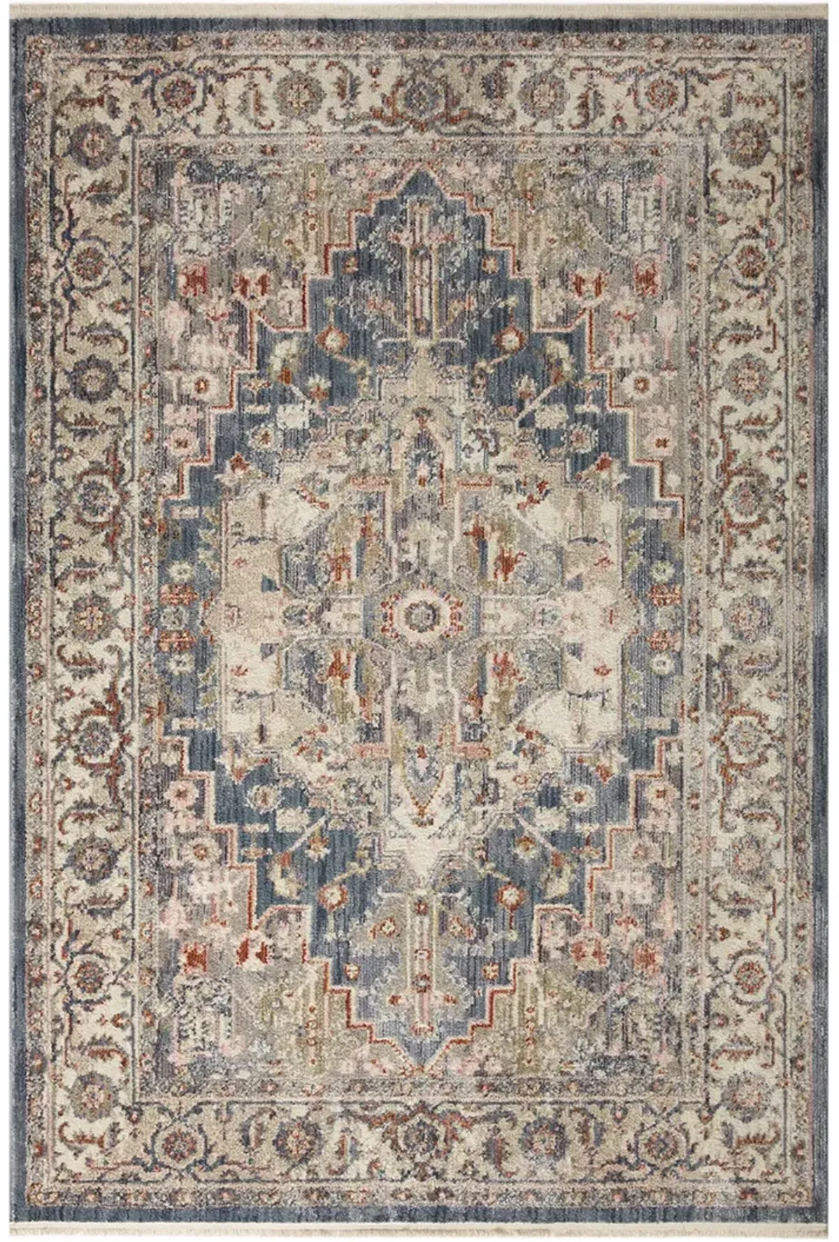 Janey JAY03 Indigo/Multi 6'7" x 9'2" Rug by Magnolia Home by Joanna Gaines