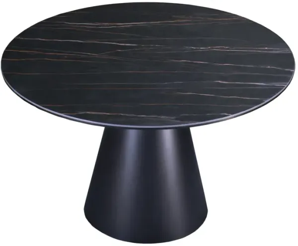 Dining table with ceramic top