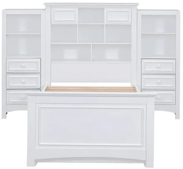 Merax Platform Bed with Storage Headboard