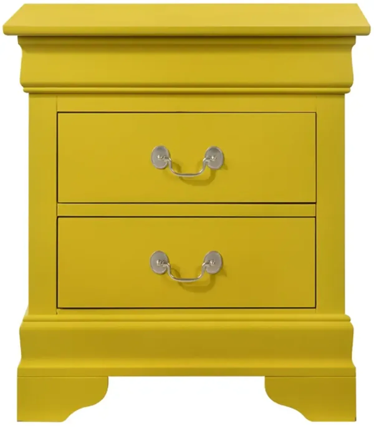 Louis Philippe 2-Drawer Nightstand (24 in. H X 22 in. W X 16 in. D)