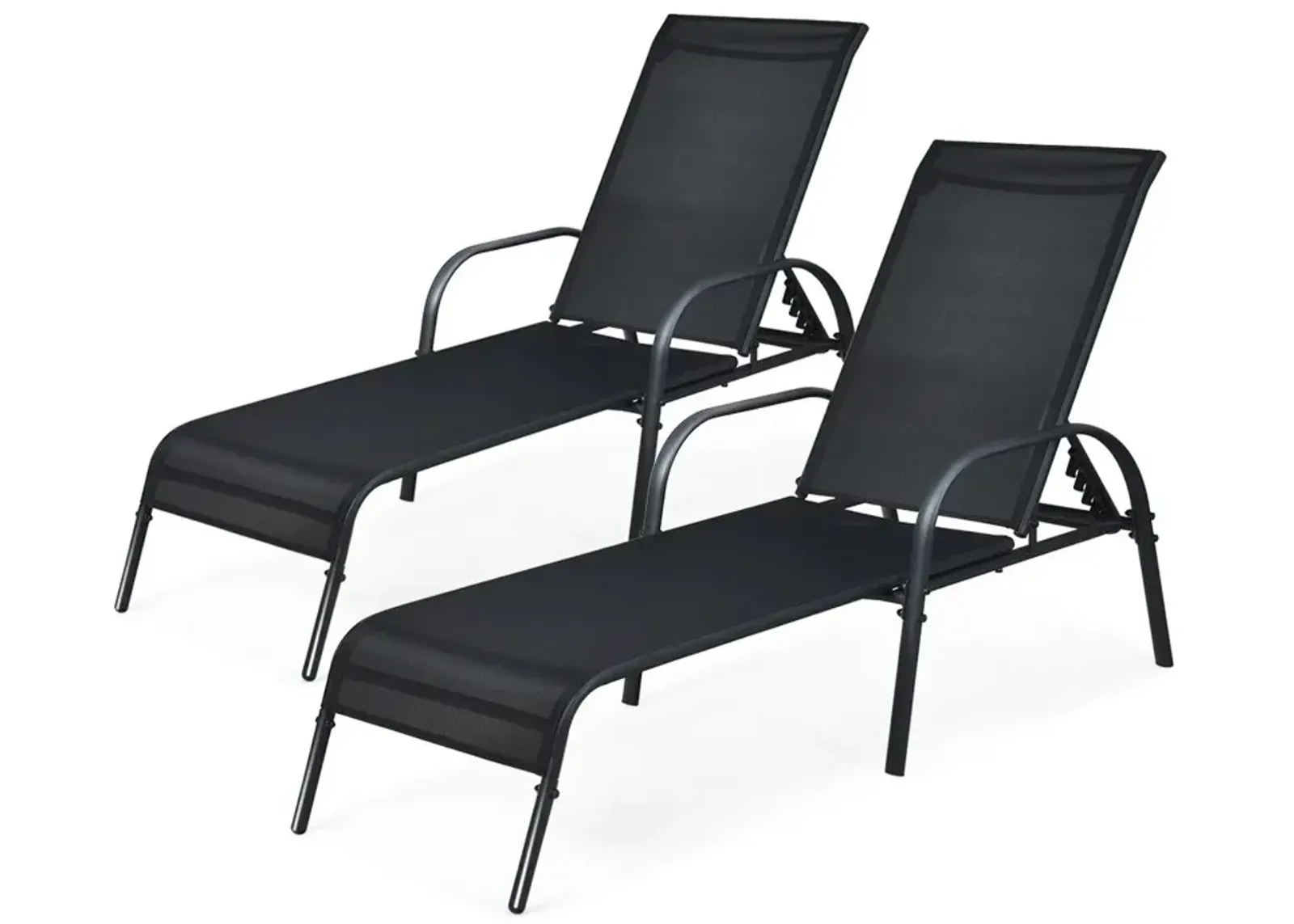 Set of 2 Patio Lounge Chairs