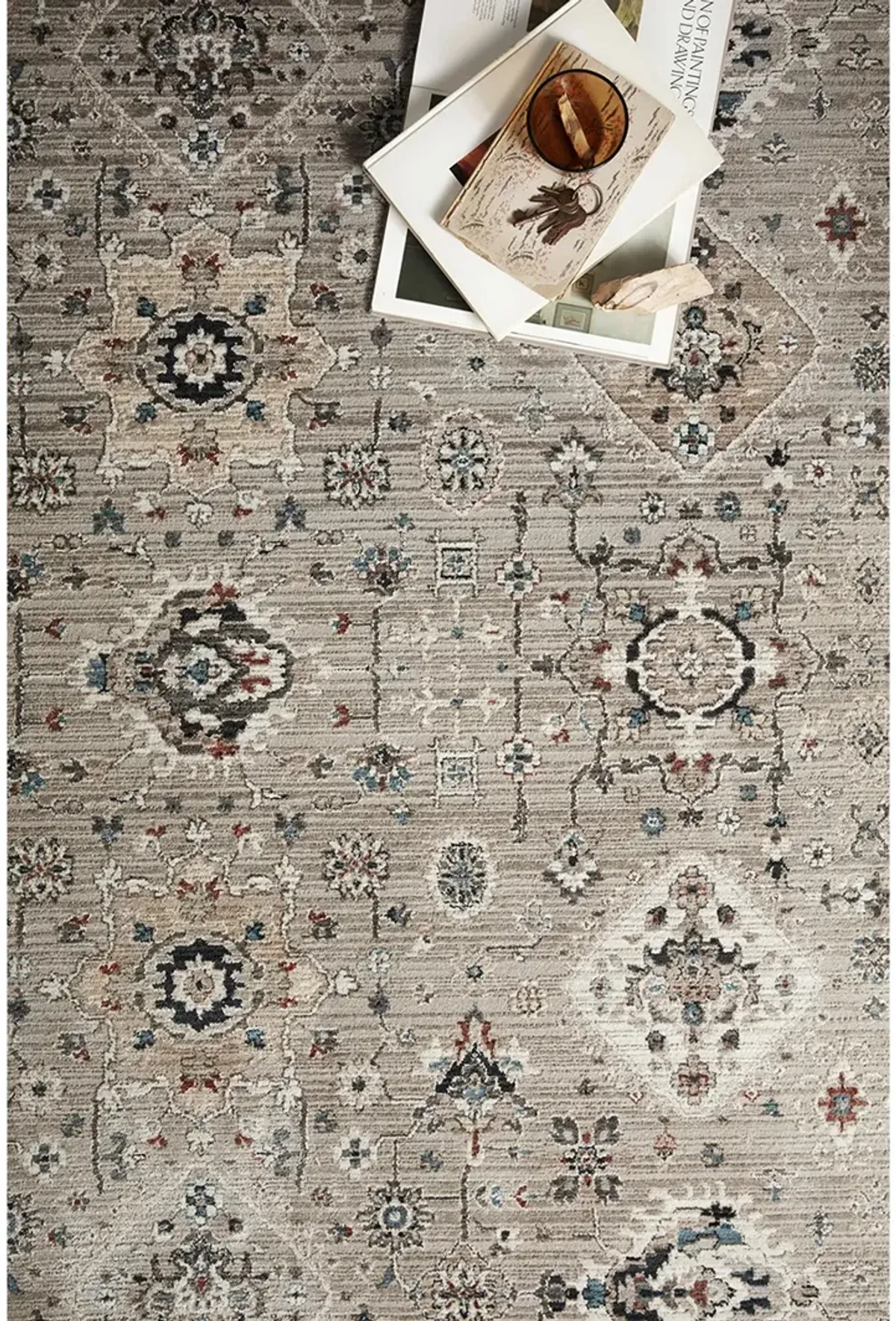 Leigh LEI02 Dove/Multi 6'7" x 9'6" Rug