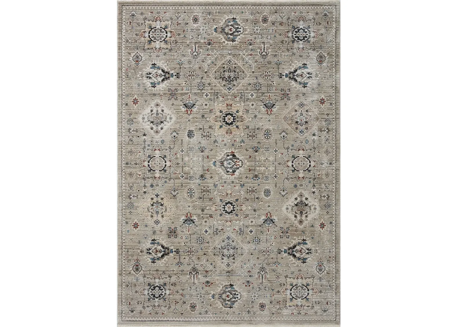 Leigh LEI02 Dove/Multi 6'7" x 9'6" Rug