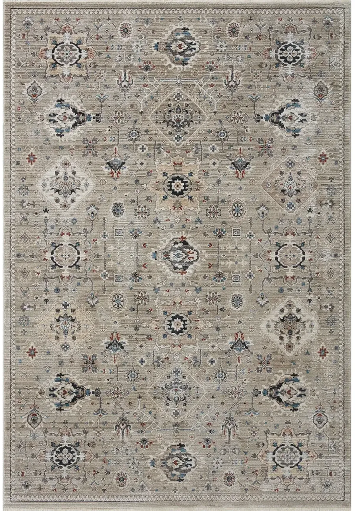 Leigh LEI02 Dove/Multi 6'7" x 9'6" Rug