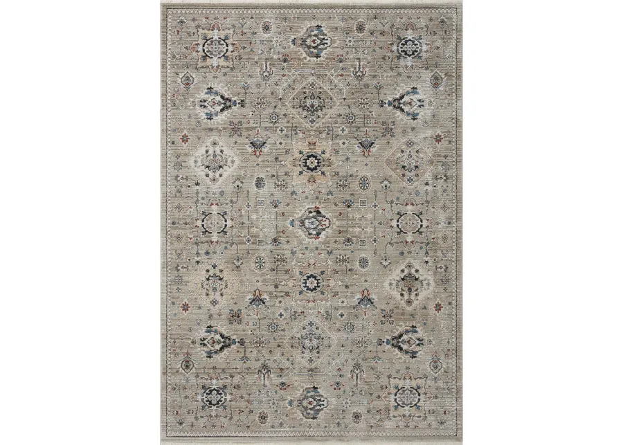 Leigh LEI02 Dove/Multi 6'7" x 9'6" Rug