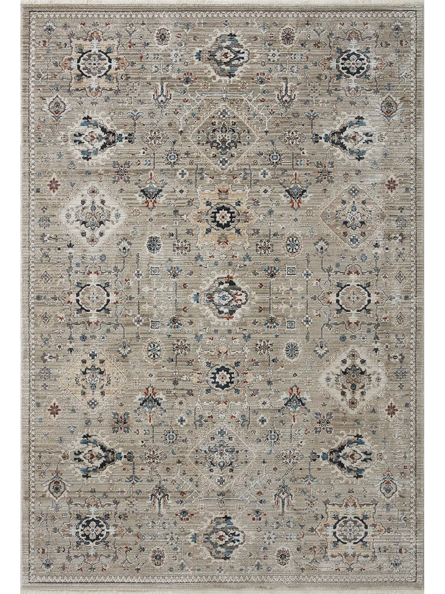 Leigh LEI02 Dove/Multi 6'7" x 9'6" Rug