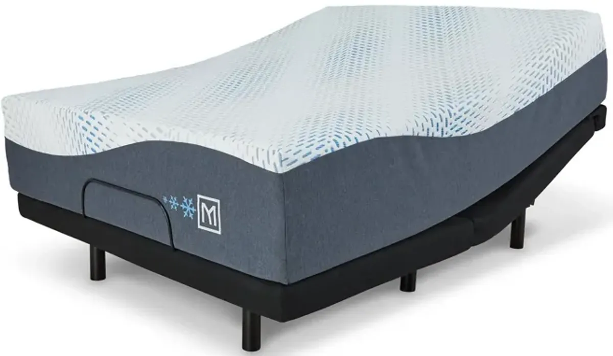 Miy King Size Mattress, Cool Gel Memory Foam, 14 Inch, Adjustable - Benzara