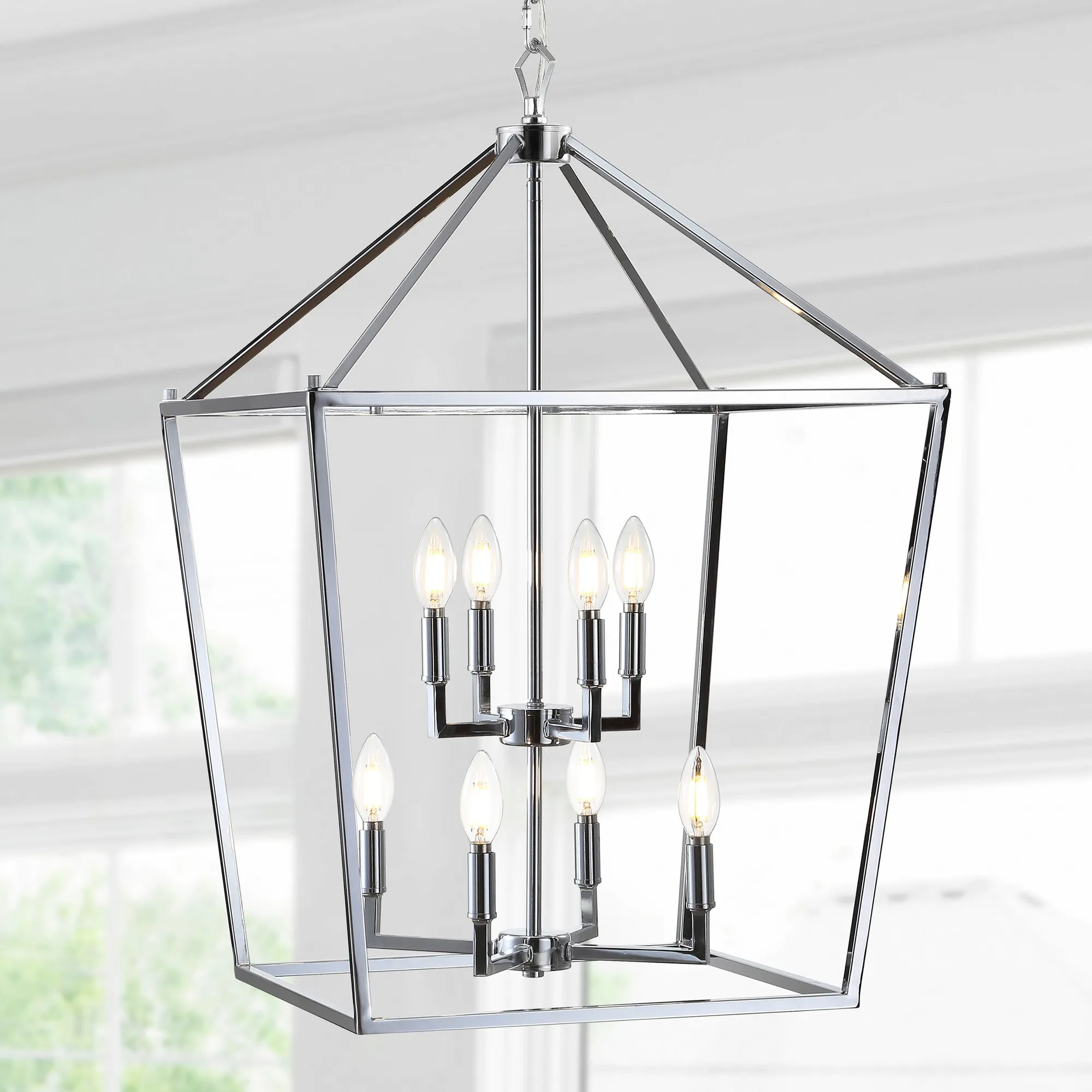 PagodaBulb Lantern Metal LED Pendant