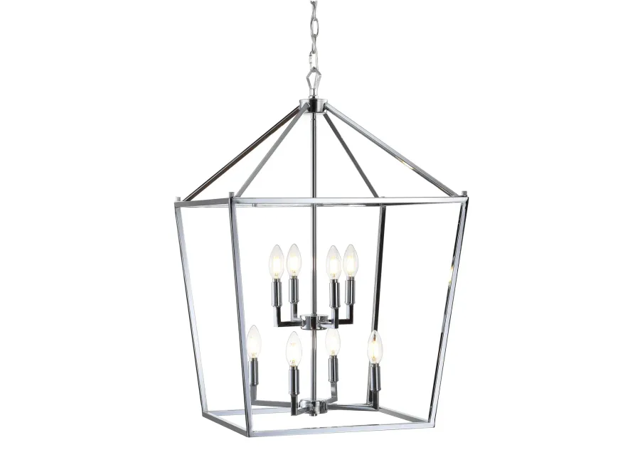 PagodaBulb Lantern Metal LED Pendant