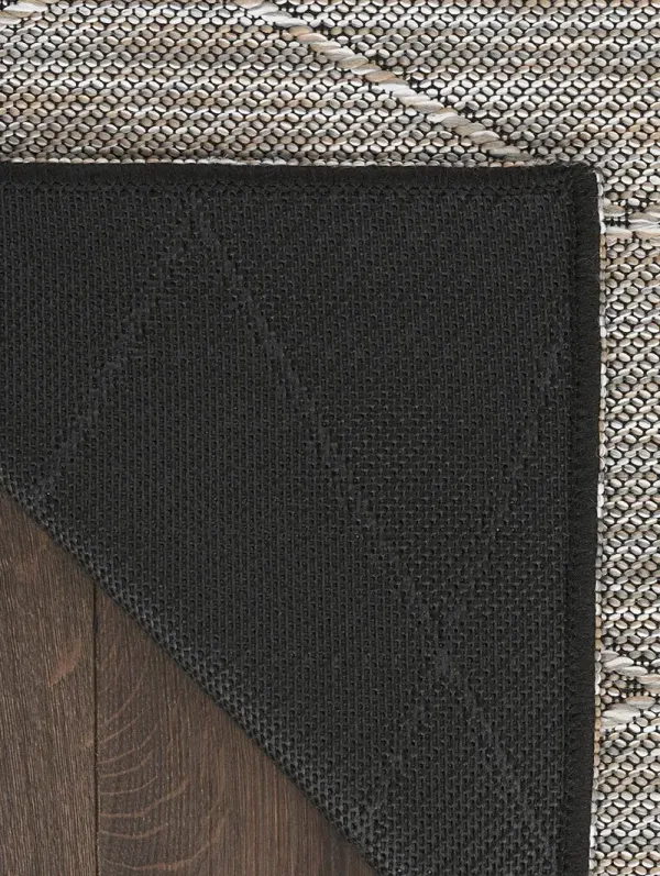 Washable Solutions WSL01 Gray/Mocha 10' x 14' Rug