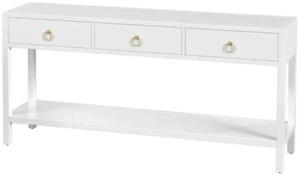 Butler Specialty Lark 3 Drawer 65 Console Table, White
