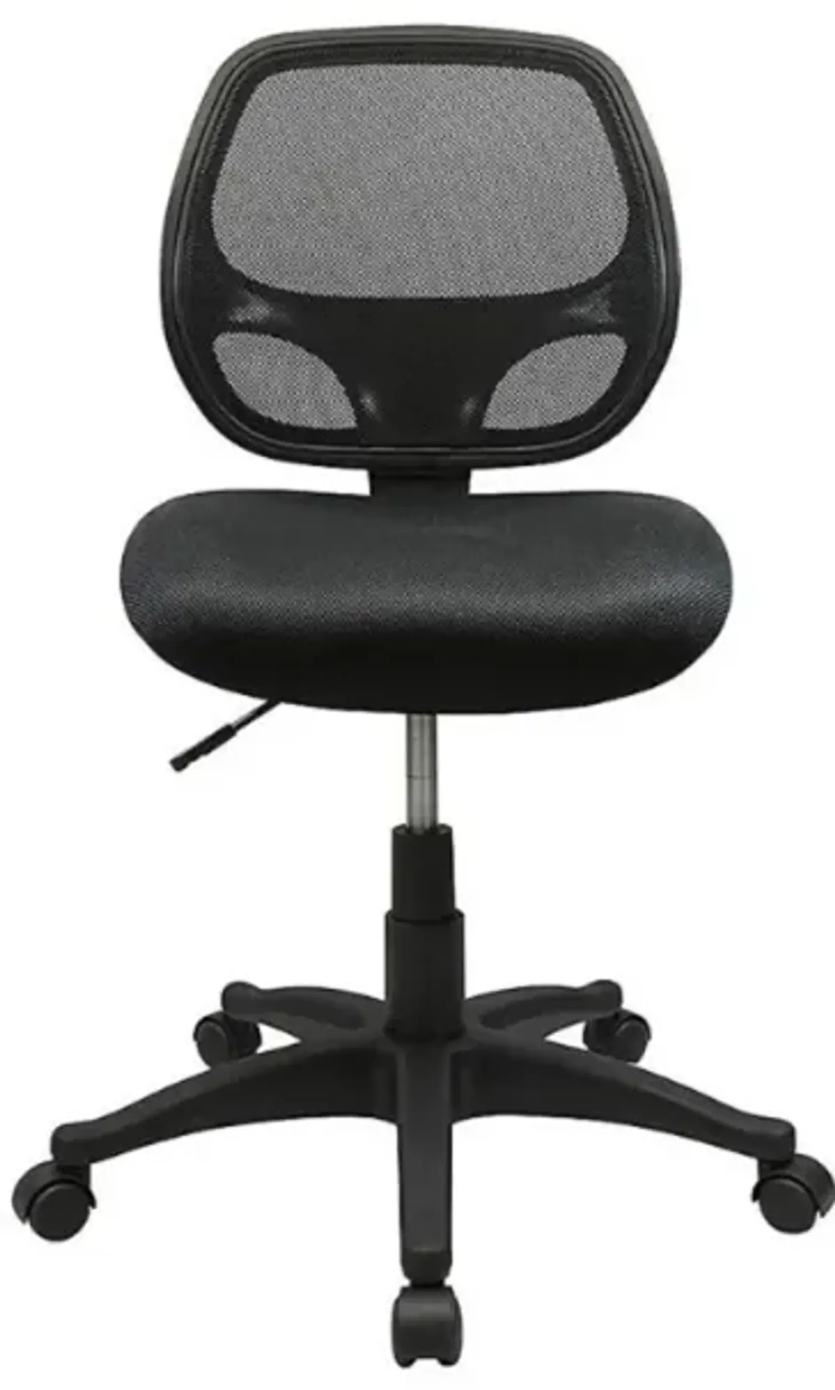 Nicer Furniture Mid-Back Black Mesh Computer Chair - Without Arms