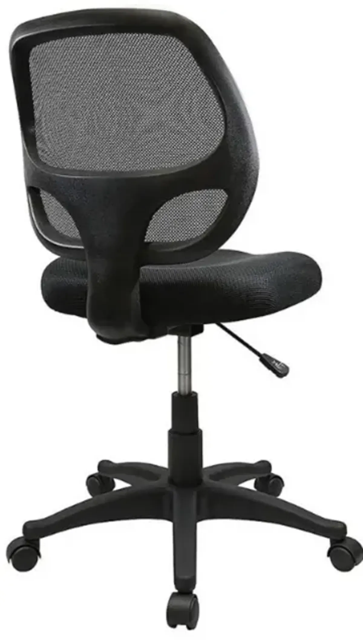 Nicer Furniture Mid-Back Black Mesh Computer Chair - Without Arms