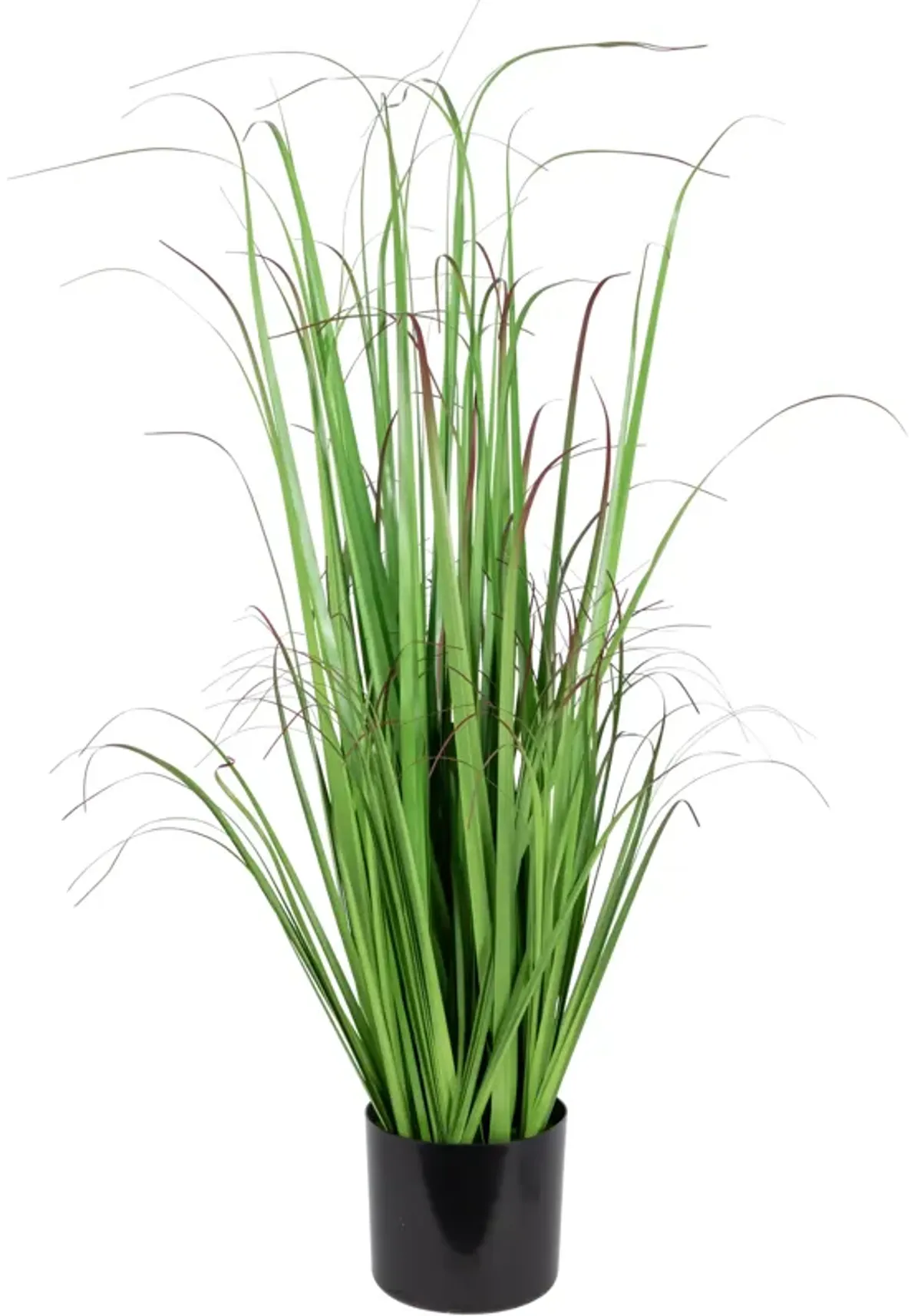 40" Potted Artificial Green Onion Grass Plant
