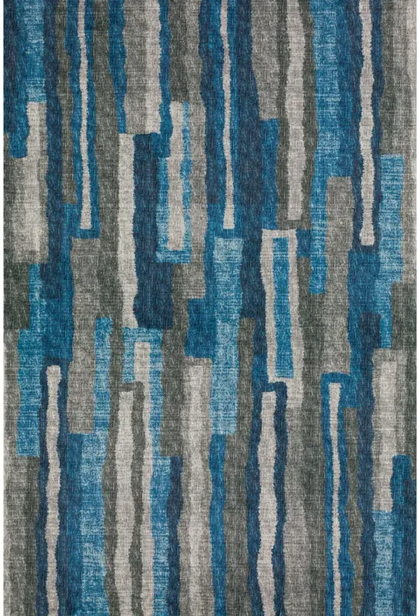 Brisbane BR7 Navy 3' x 5' Rug