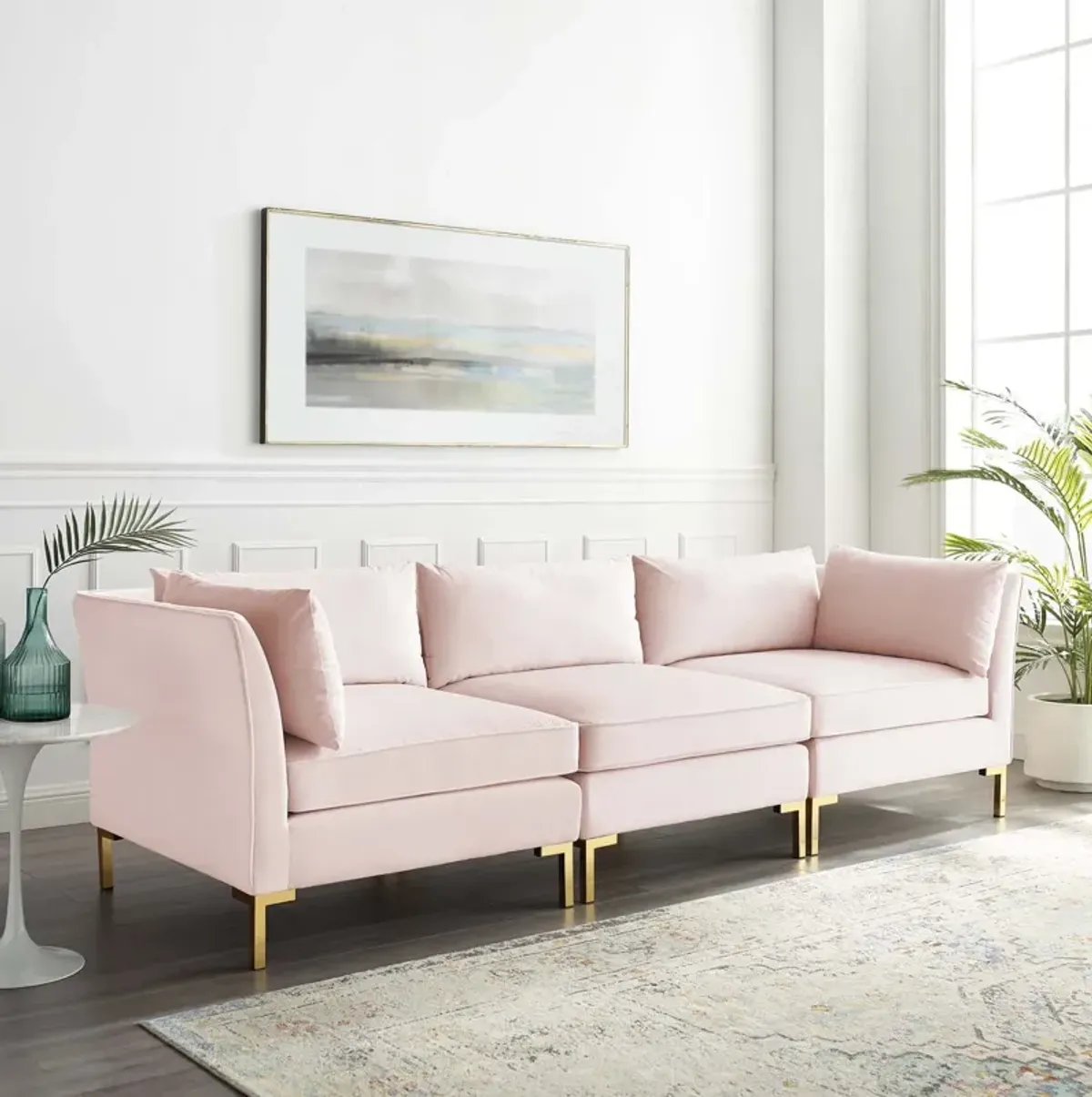 Ardent Performance Velvet Sofa