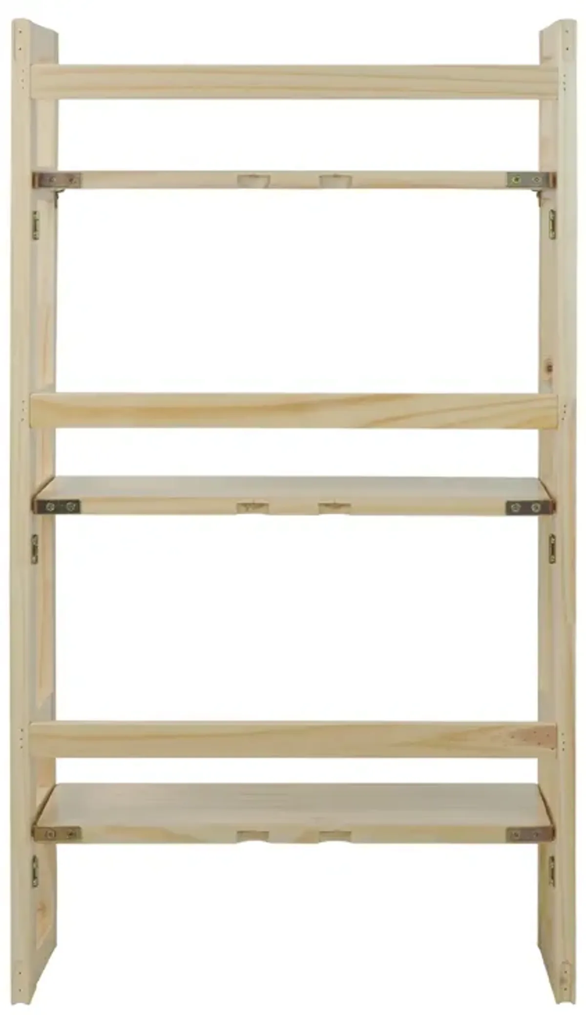 Casual Home 3-Shelf Folding Student Bookcase (20.75" Wide)-Natural