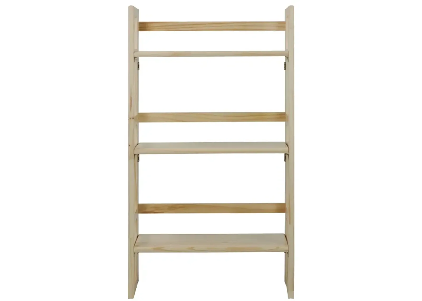 Casual Home 3-Shelf Folding Student Bookcase (20.75" Wide)-Natural