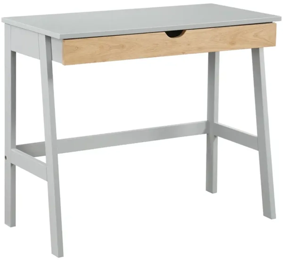 Hilton Desk In Gray/Natural