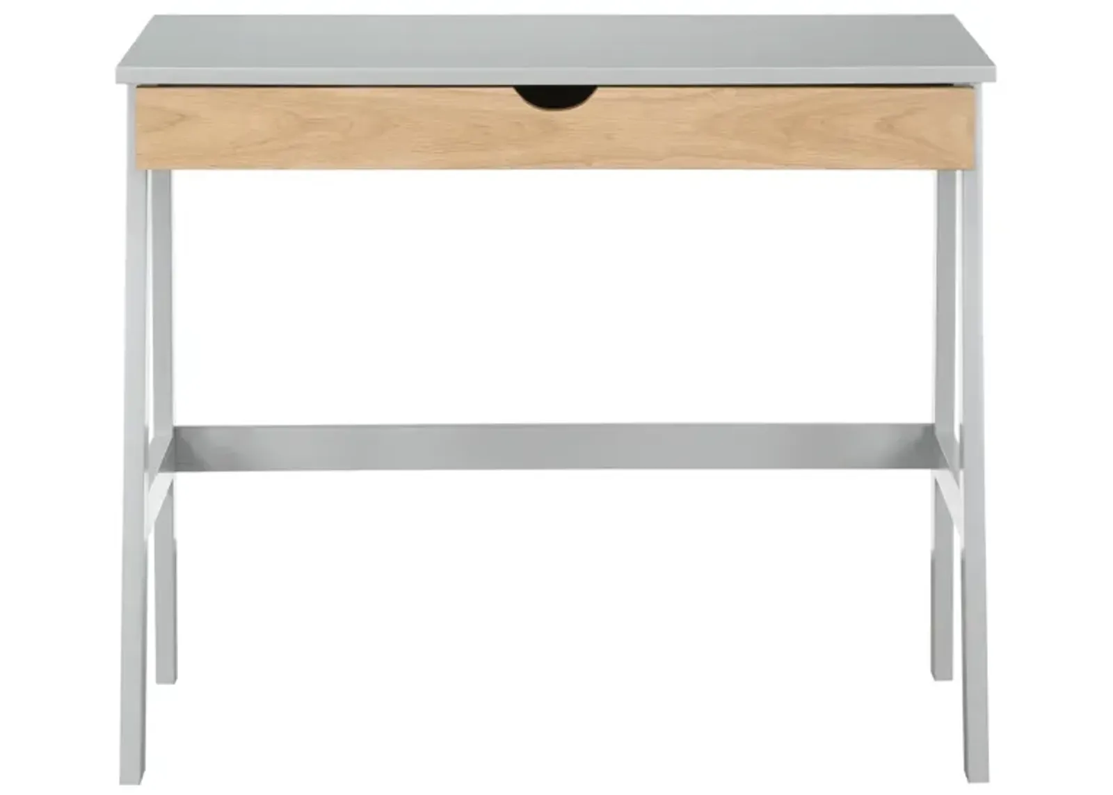 Hilton Desk In Gray/Natural