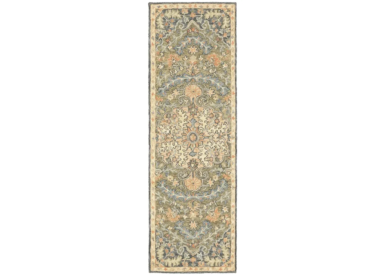 Alfresco 2'6" x 8' Blue Rug