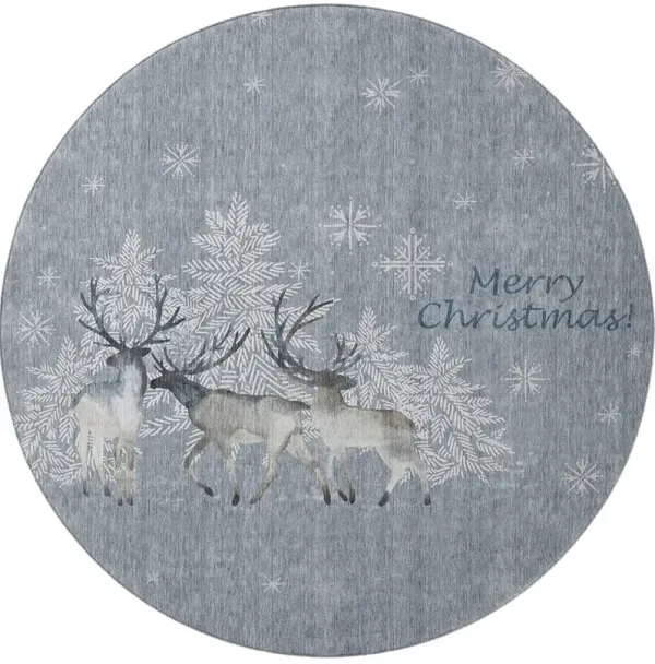 Merry & Bright MY2 8' Round Rug