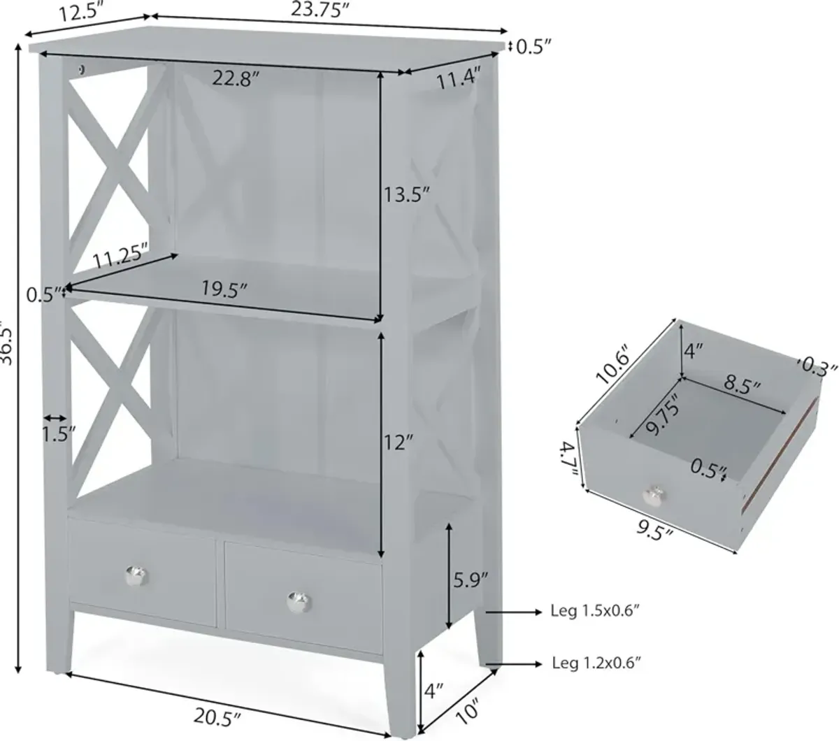 Merax Layer Shelf Storage Rack Organizer