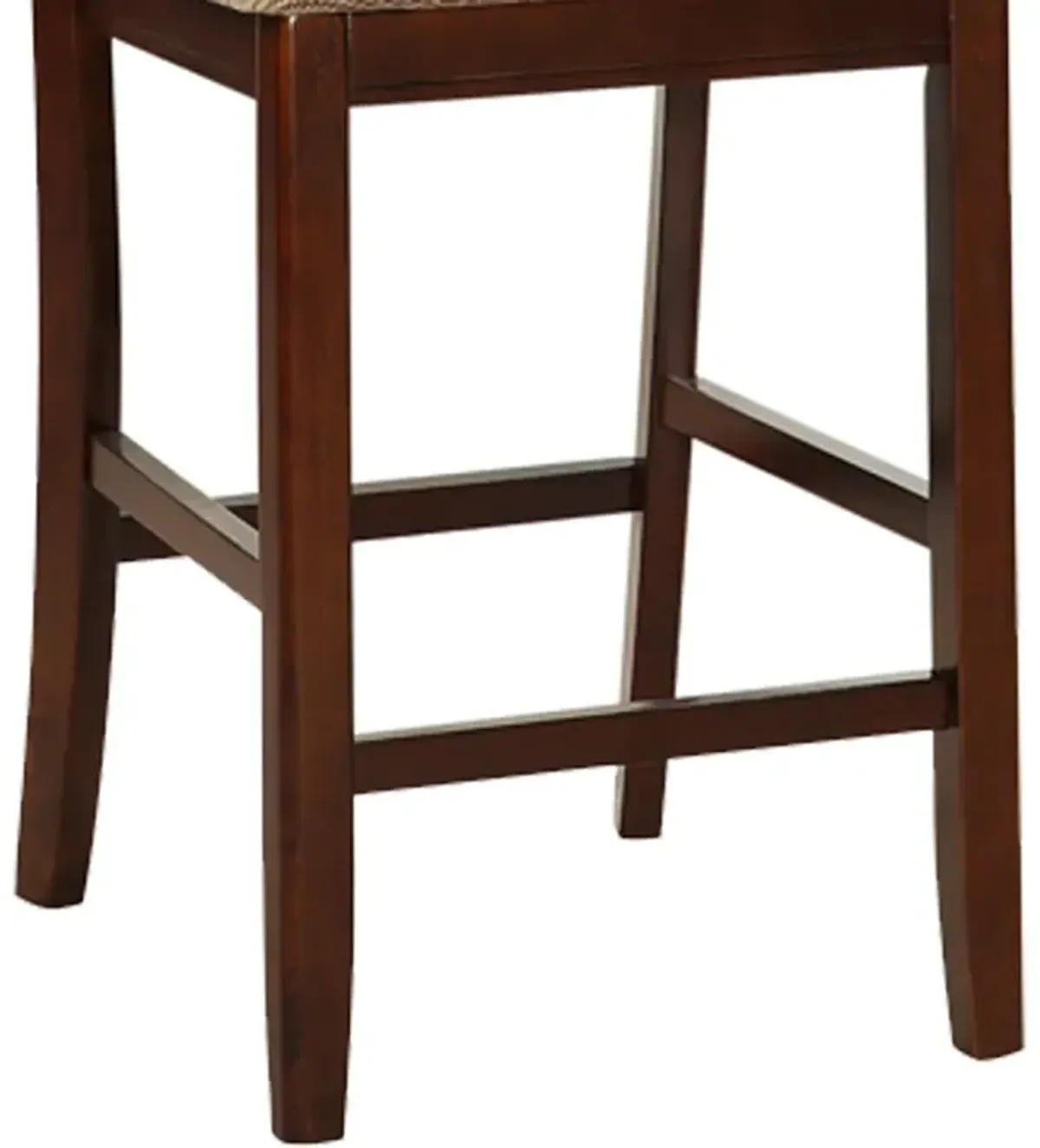 2 Solid Wood Counter Height Dining Chairs