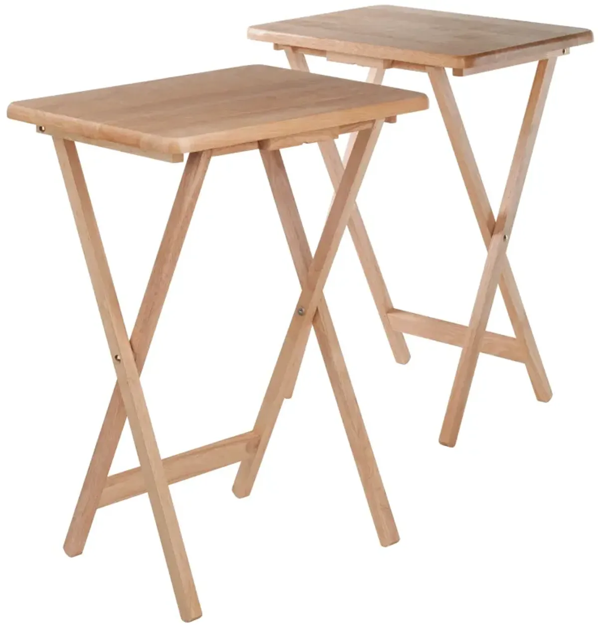 Alex 2-Pc Snack Table Set, Natural