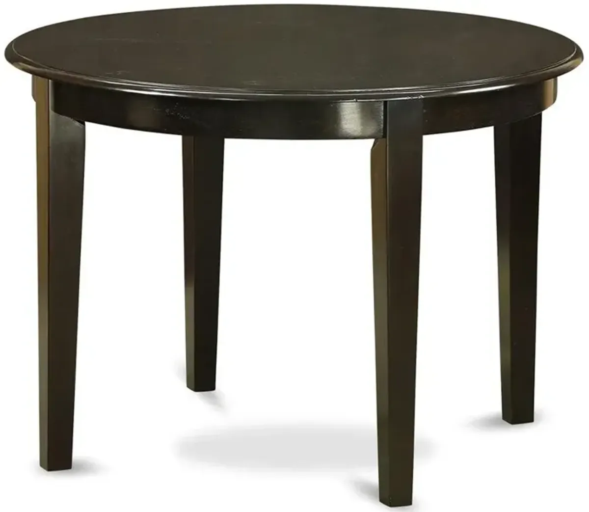 East West Furniture Boston  table  42  Round  with  4  tapered  legs