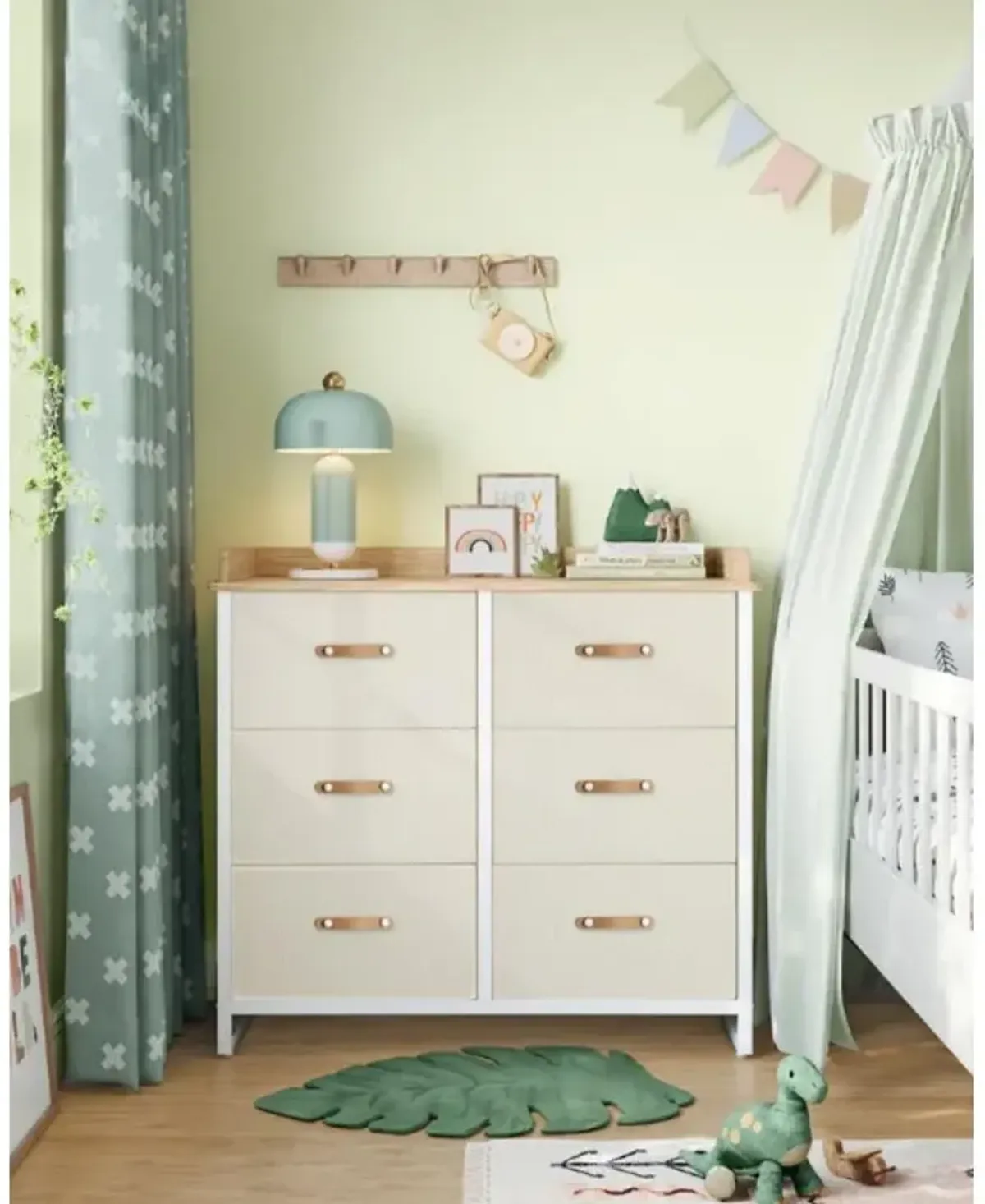 Water-Resistant Kids Dresser with 6 Drawers