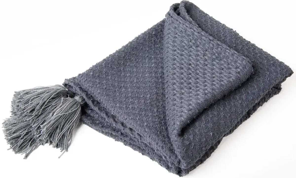 Gray 50" x 60" Throw Blanket