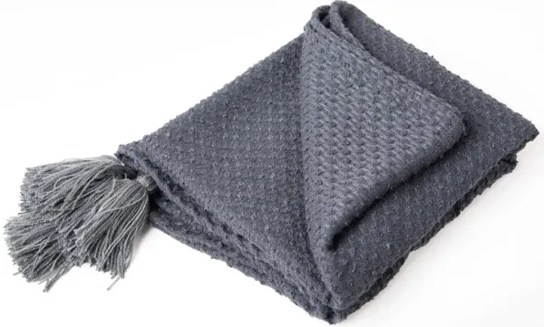 Gray 50" x 60" Throw Blanket
