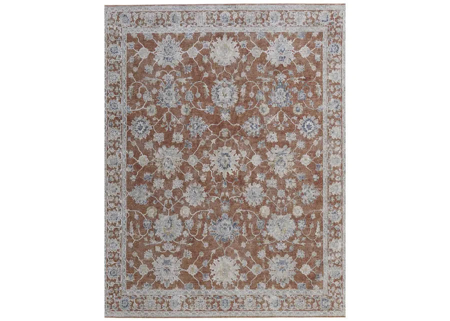 Pasha 39M7F 5' x 7'6" Red/Ivory/Blue Rug