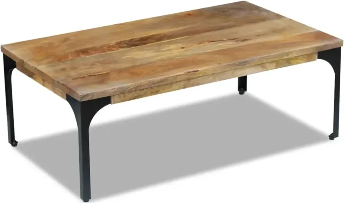 vidaXL Coffee Table Mango Wood 39.4x23.6x13.8