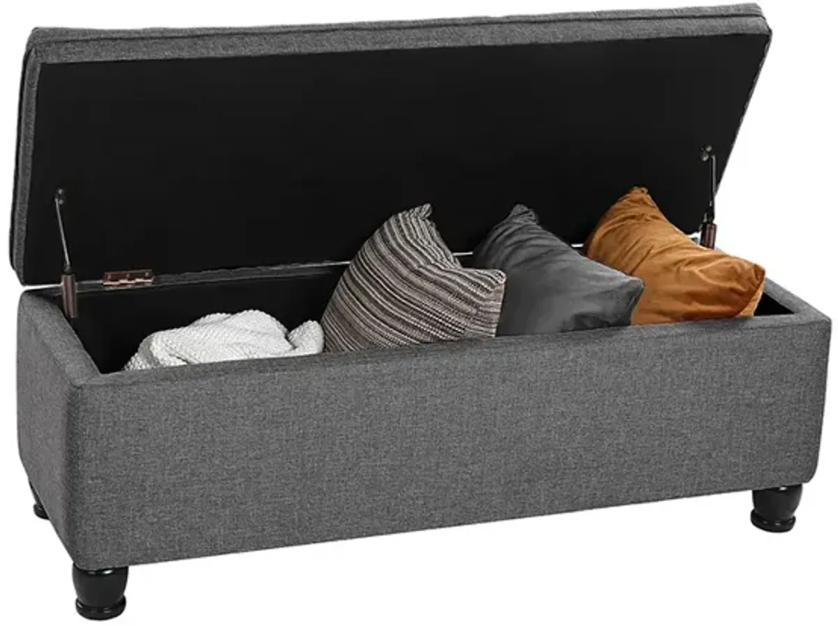 Elegant Storage Ottoman - Versatile Footstool with Hidden Storage