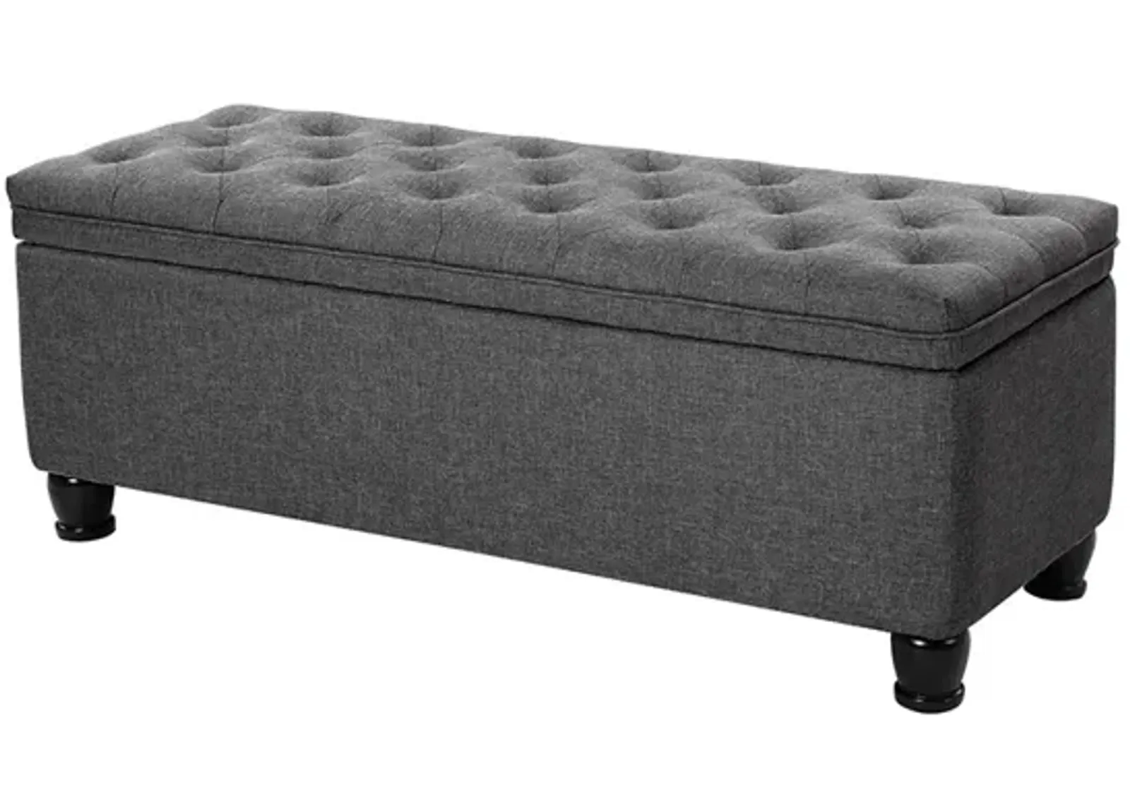 Elegant Storage Ottoman - Versatile Footstool with Hidden Storage