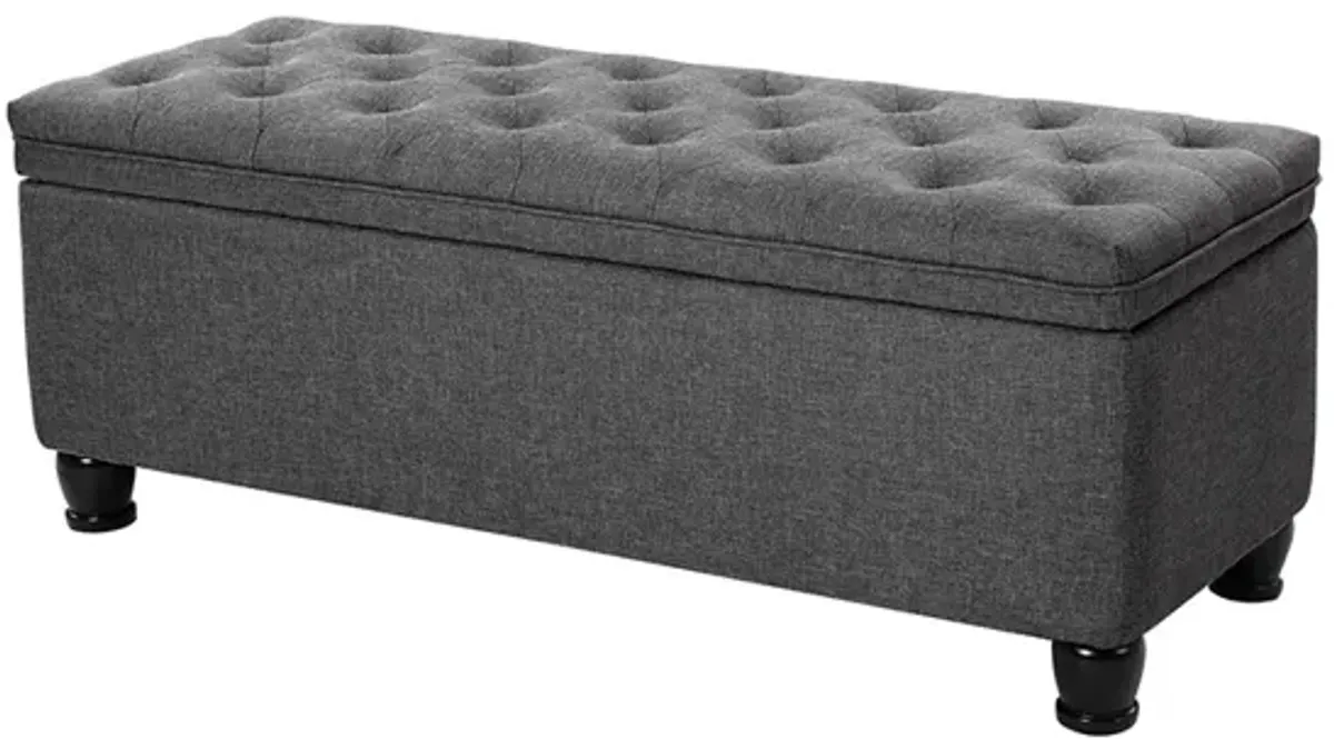 Elegant Storage Ottoman - Versatile Footstool with Hidden Storage