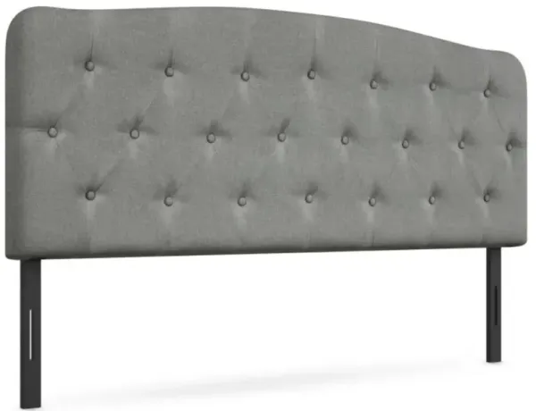 Hivvago Faux Linen Headboard with Adjustable Heights-Light